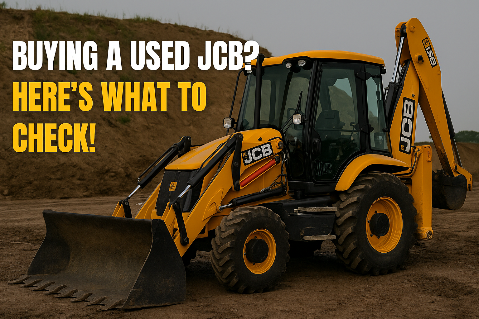 How to Choose a Good Used JCB Machine